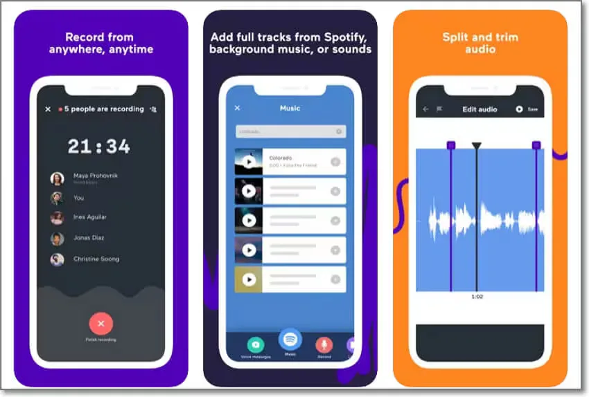 برنامه Anchor از بهترین اپلیکیشن ساخت پادکست برای اندروید 