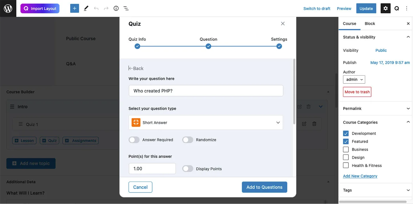 آموزش افزونه Tutor LMS