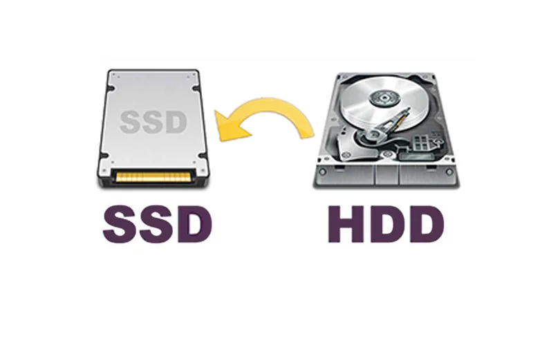 حافظه SSD و HDD در کامپیوتر