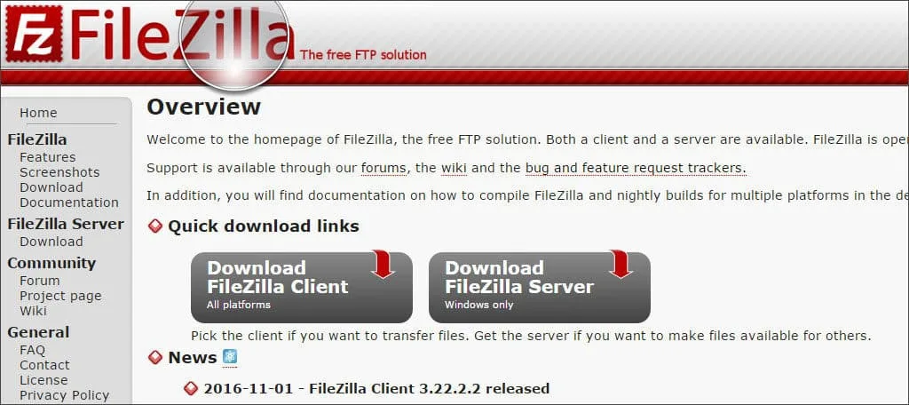 طریقه استفاده از FileZilla
