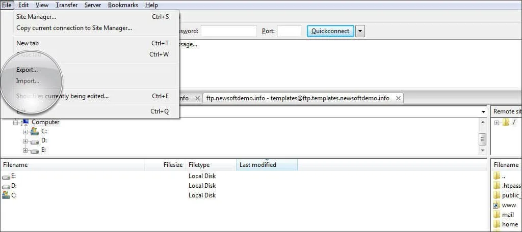 آموزش کار با FileZilla 