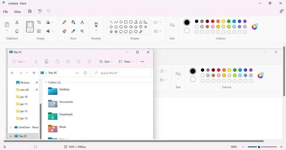 استفاده از Print Screen برای عکس گرفتن