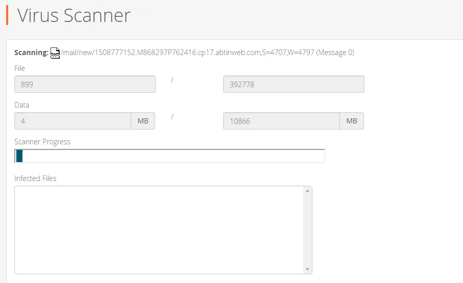 آموزش ویروس یابی در CPanel