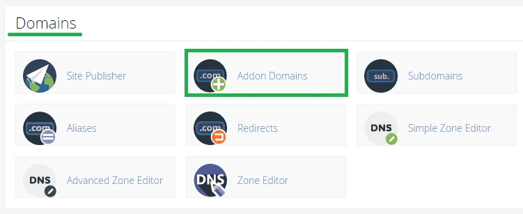 نحوه اضافه کردن دامنه به هاست در Cpanel 