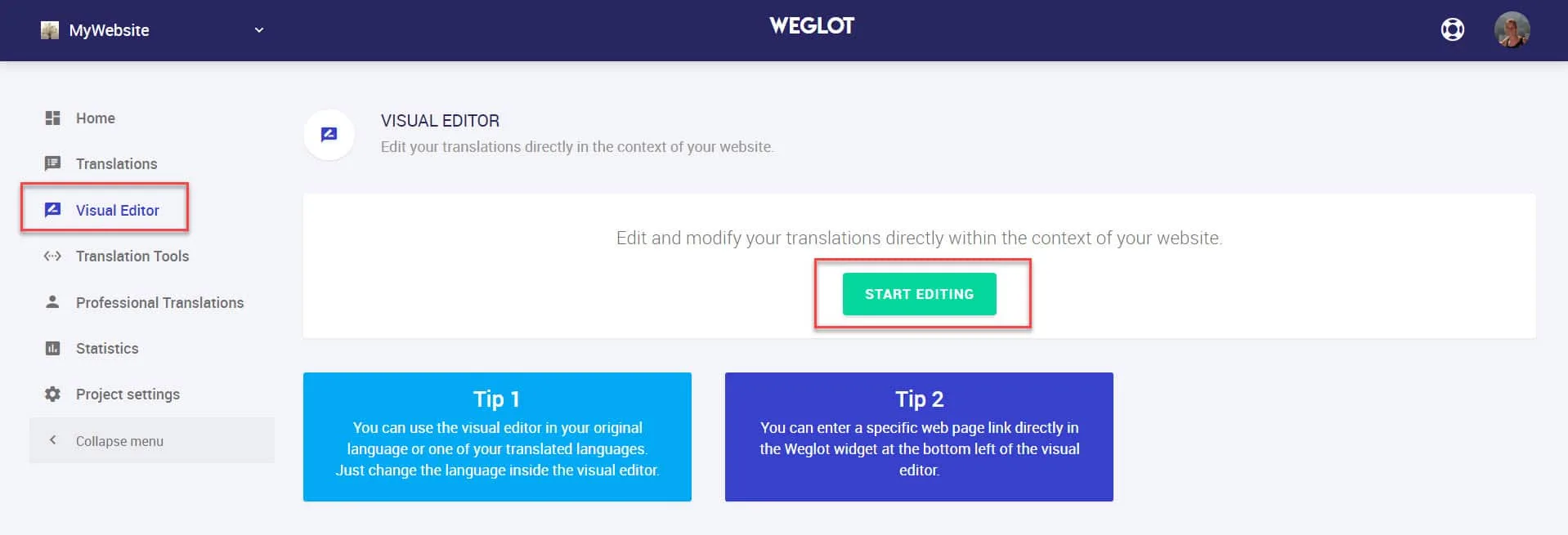 آموزش افزونه Weglot 