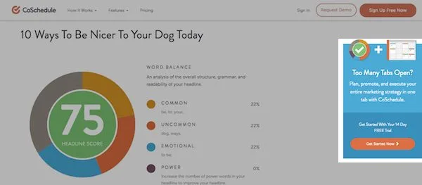 محل قرارگیری برای یک پاپ آپ مناسب