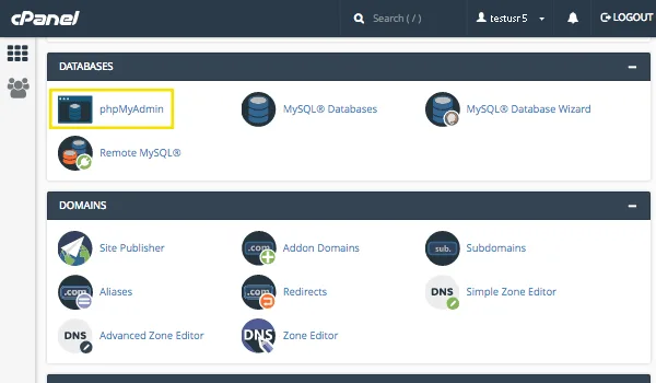 phpMyAdmin