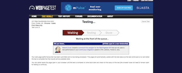 WebPageTest