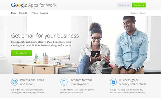 افزونه حرفهای وردپرس Google Apps for Work