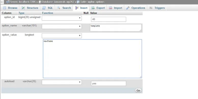 | آموزش تغییر قالب وردپرس با Phpmyadmin