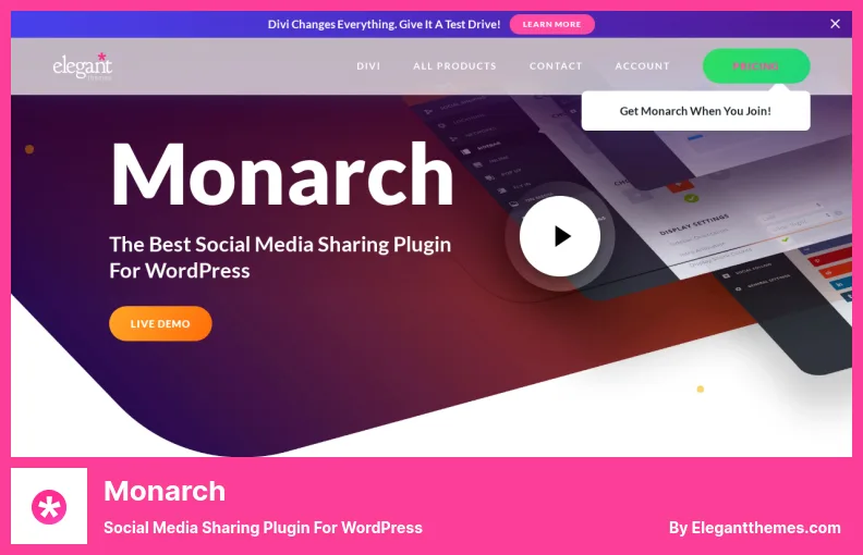 افزونه Monarch | بهترین پلاگین CTA برای وردپرس 