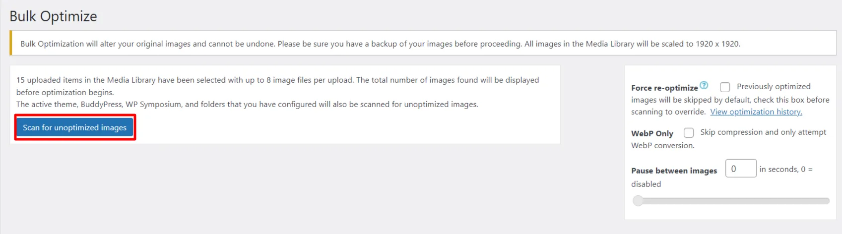 افزونه بهینه سازی تصاویر وردپرس EWWW Image Optimizer