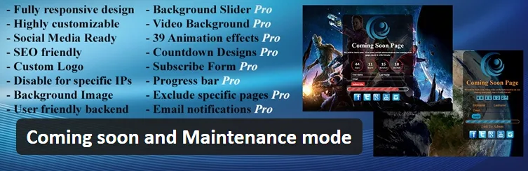 1- آموزش نصب افزونه Coming soon and Maintenance mode