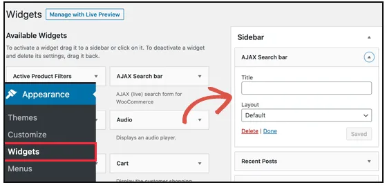 Ajax Search در وردپرس