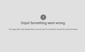 رفع مشکل عدم نمایش نقشه گوگل در وردپرس یا رفع خطای Oops! Something went wrong