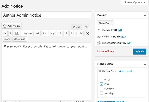 addnotice