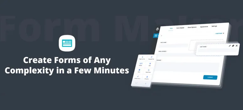 افزونه Form Maker | بهترین پلاگین های فرم ساز وردپرس 