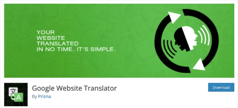 پلاگین ترنسلیت سایت وردپرس Google Website Translator