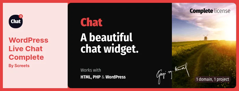 افزونه WordPress Live Chat Complete | بهترین پلاگین های تیکت وردپرس 
