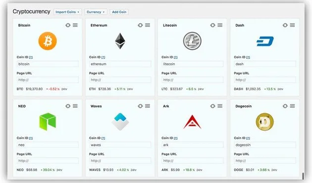 پلاگین ارز دیجیتال وردپرس