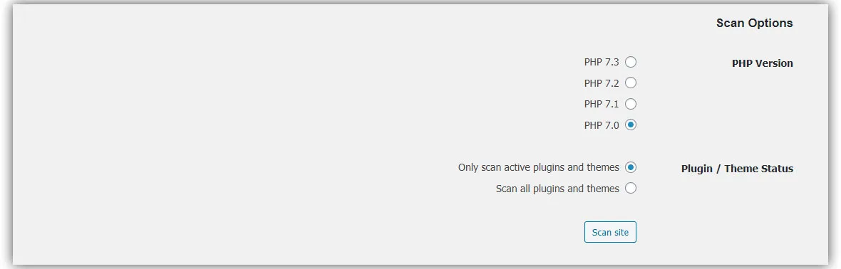 4- آپدیت ورژن PHP وردپرس از طریق افزونه PHP Compatibility Checker