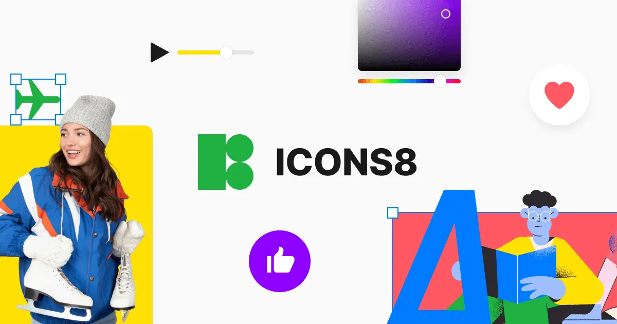 سایت دانلود آیکون رایگان Icons8