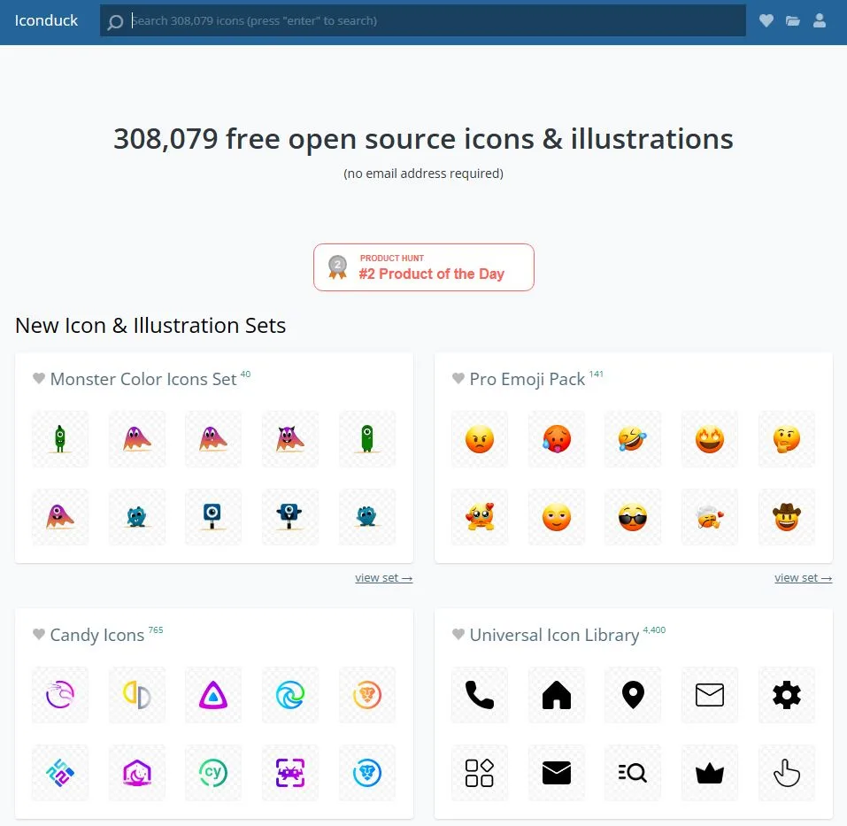 سایت دانلود آیکون رایگان Iconduck