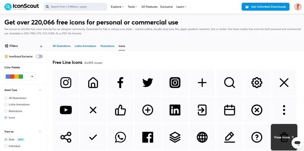 سایت دانلود آیکون رایگان IconScout