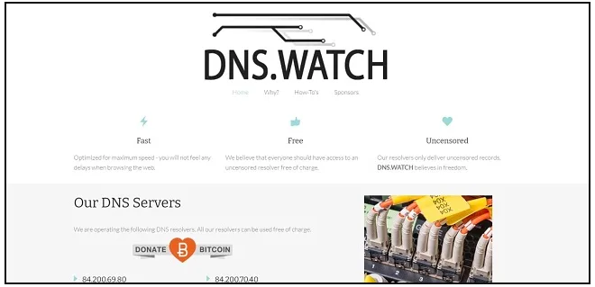 DNS.Watch | دی ان اس های پرسرعت برای ایران 
