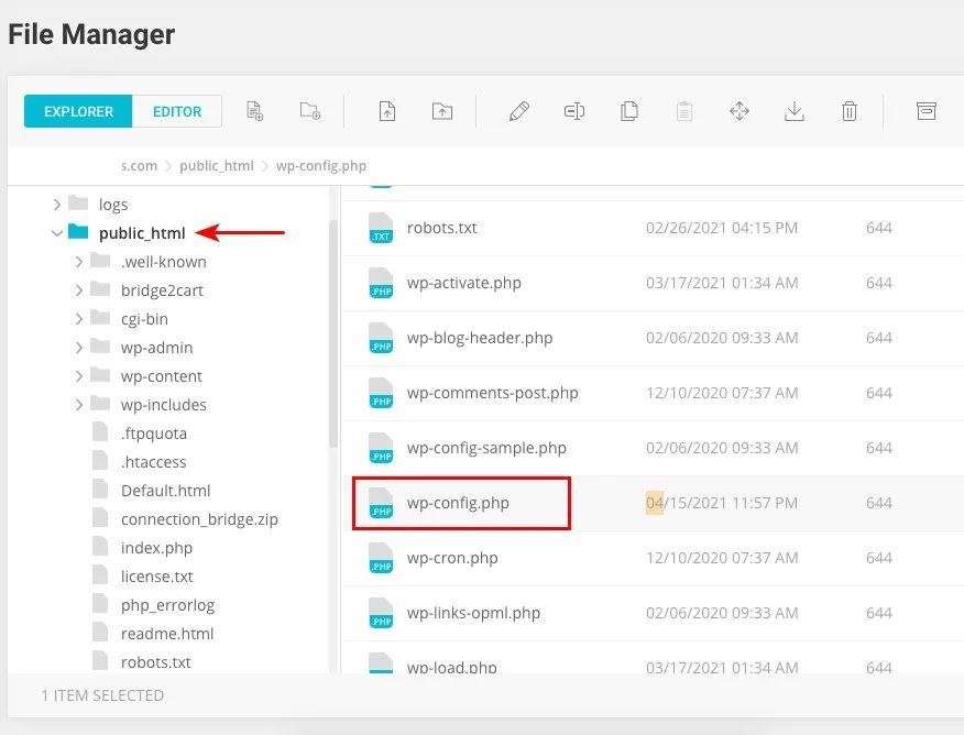 5- نحوه رفع خطای منتشر نشدن پست زمانبندی شده در وردپرس با ویرایش فایل wp-config.php