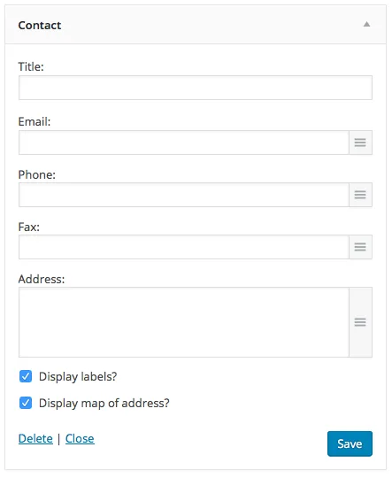 قرار دادن اطلاعات تماس در سایدبار وردپرس با افزونه Contact Widgets