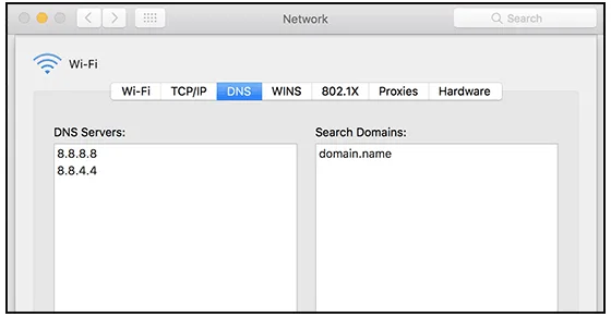 تغییر سرورهای DNS | حل خطای 504 در وردپرس