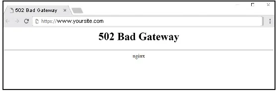 رفع ارور 502 Bad Gateway 