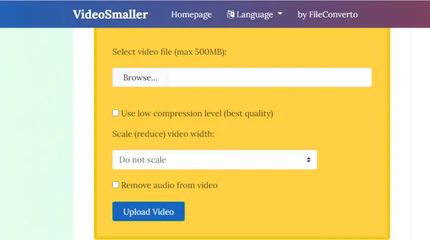 15- نرم افزار کم کننده حجم فیلم در ویندوز VideoSmaller