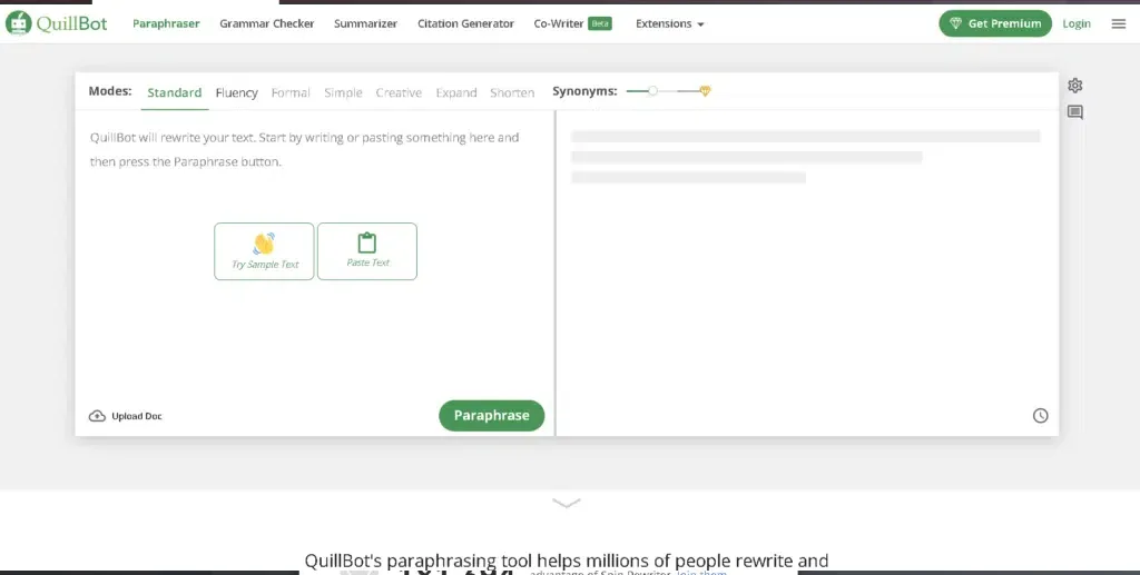 بهترین ابزار بازنویسی محتوا QuillBot