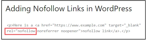 اضافه کردن لینک های Nofollow