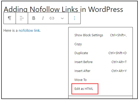 اضافه کردن لینک های Nofollow