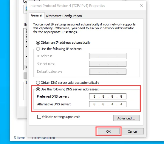 ارور خطای DNS_PROBE_FINISHED_NXDOMAIN وردپرس