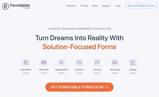 پلاگین عضویت کاربران وردپرس Formidable Forms