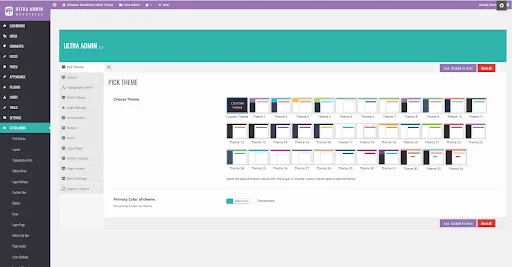 3- افزونه سفارشی سازی داشبورد وردپرس Ultra WordPress Admin Theme