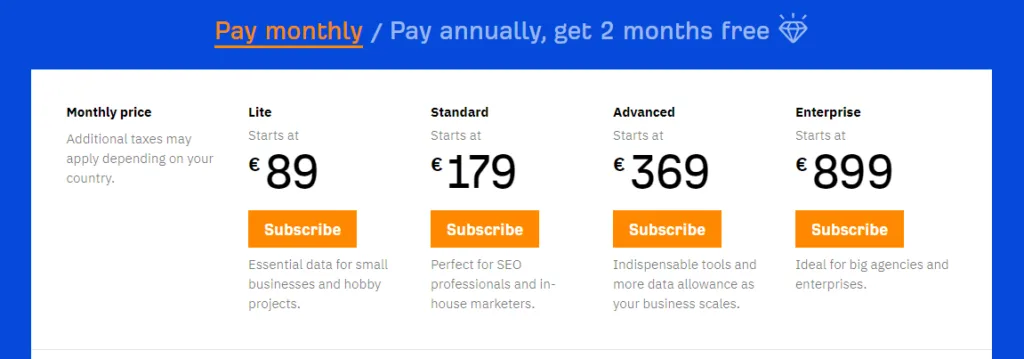 هزینه ی ابزار Ahrefs چقدر است؟