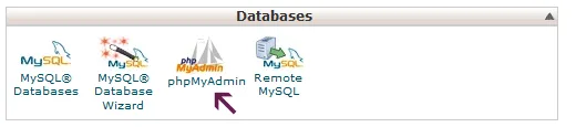 آموزش استفاده از phpMyAdmin برای بکاپ دستی