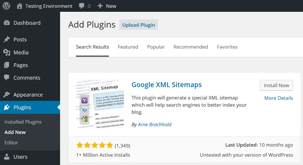 1- نحوه نصب افزونه XML Sitemaps