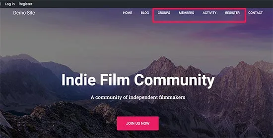 آموزش تنظیمات افزونه buddypress