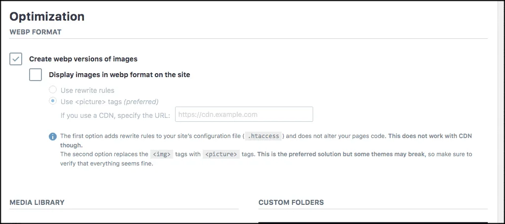 روش تبدیل تصاویر به WebP در وردپرس