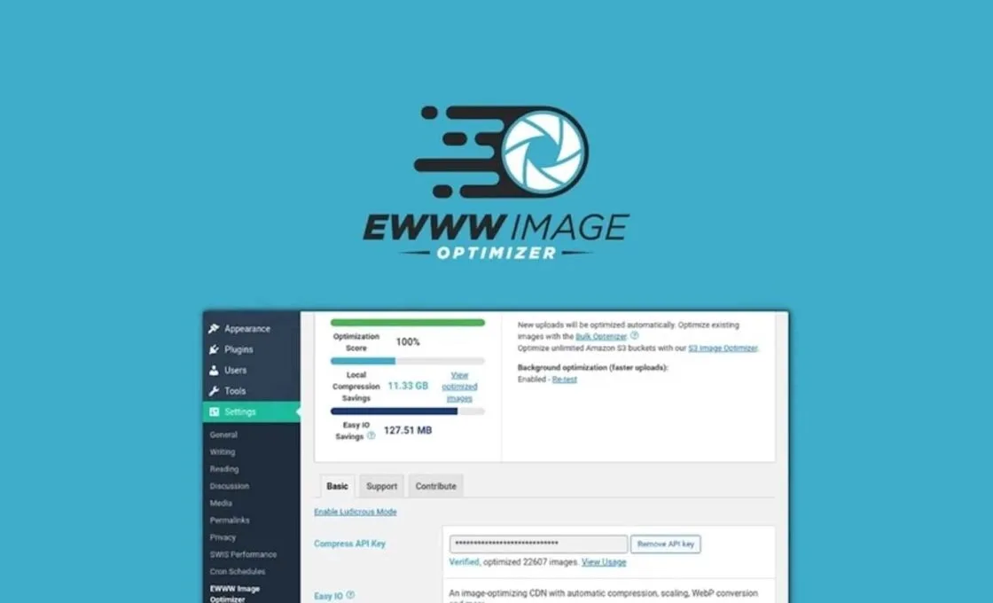 افزونه فشرده‌سازی تصویر EWWW Image Optimizer
