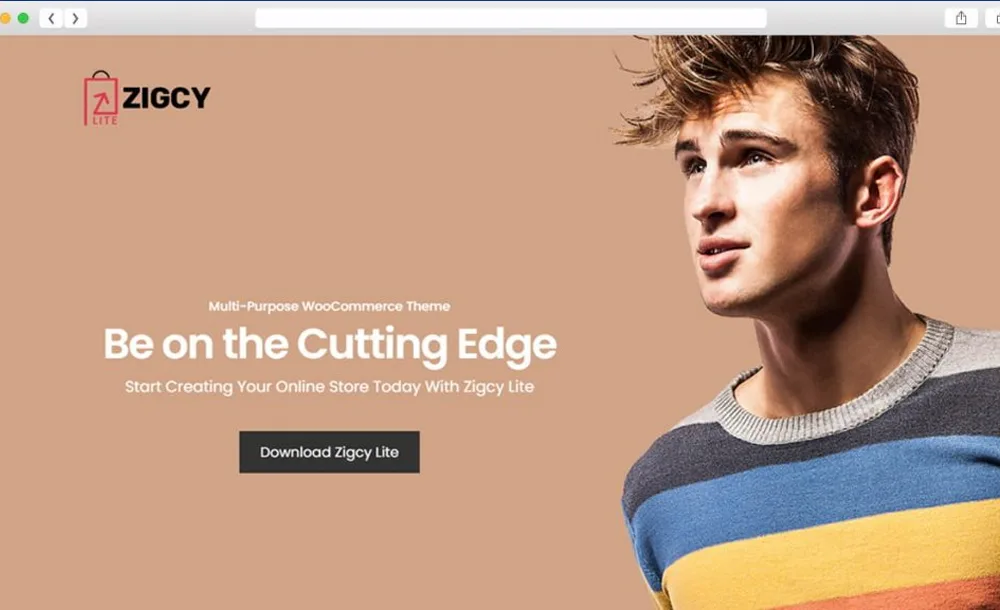 قالب Zigcy Lite در در لیست بهترین قالب فروشگاهی رایگان