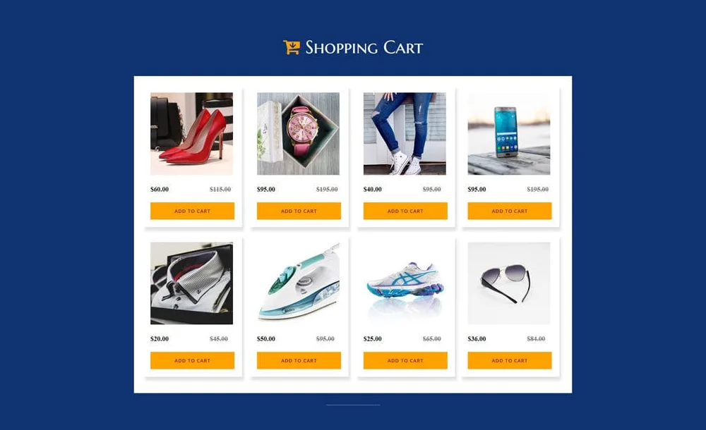 قالب ShoppingCart در در لیست بهترین قالب فروشگاهی رایگان