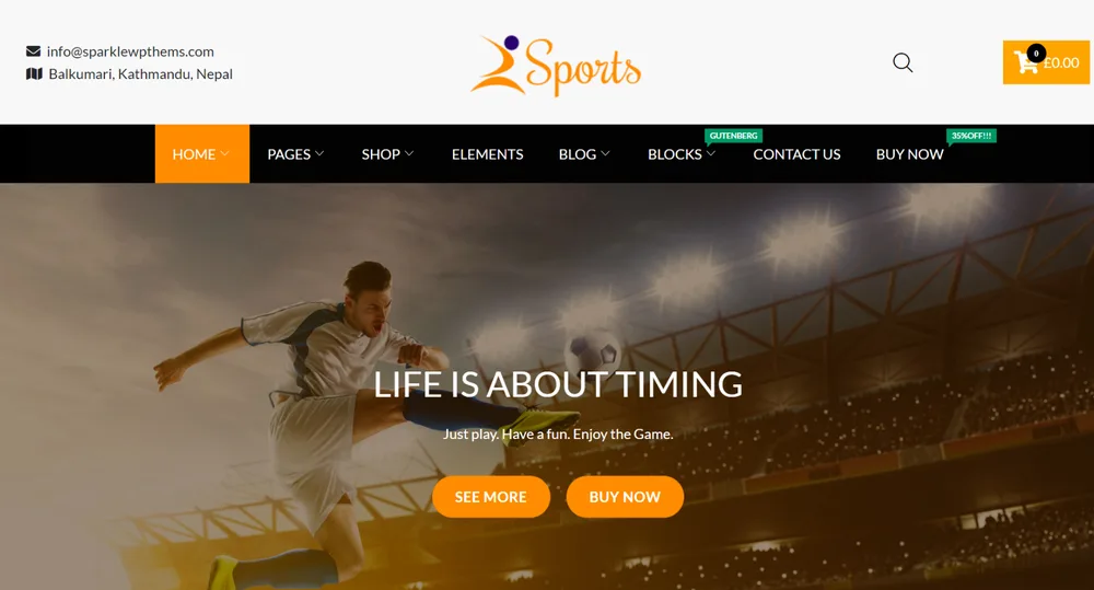 قالب SparkleStore | بهترین قالب های فروشگاهی وردپرس رایگان