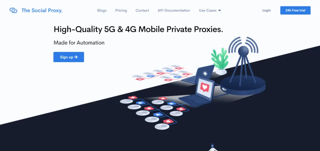 برنامه The Social Proxy | بهترین Proxy برای تلگرام